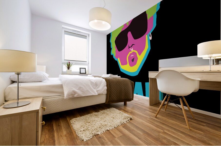 Bad Bunny 63 Mural print