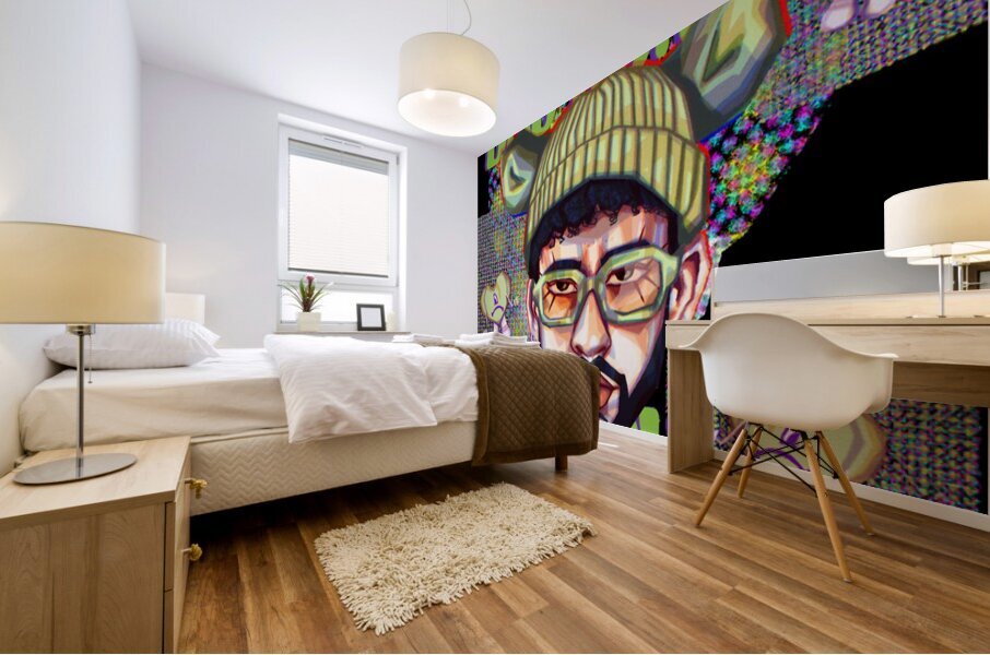 Bad Bunny 64 Mural print
