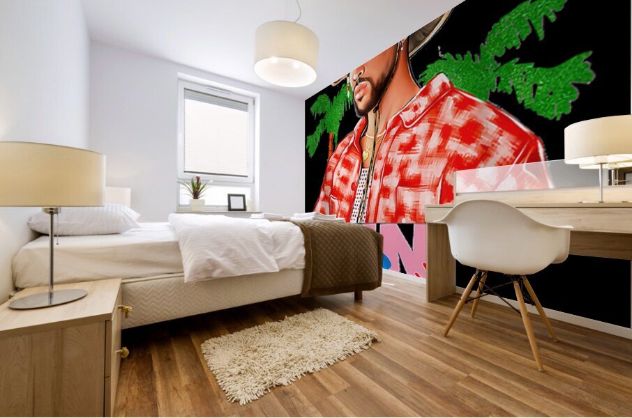Bad Bunny 4 Mural print