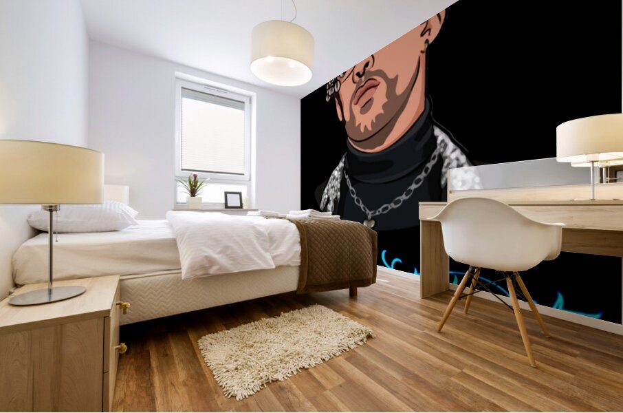 Bad Bunny 17 Mural print