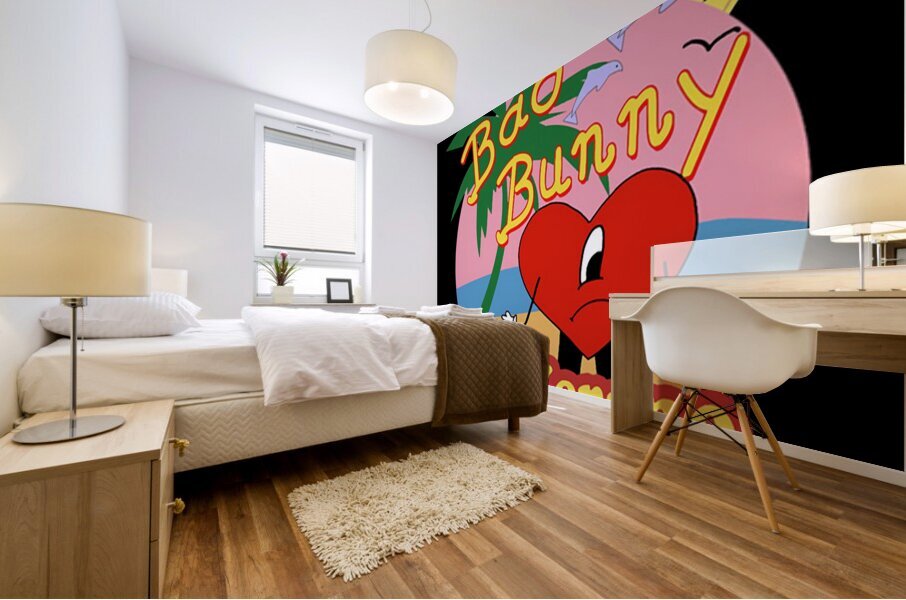 Bad Bunny 28 Mural print