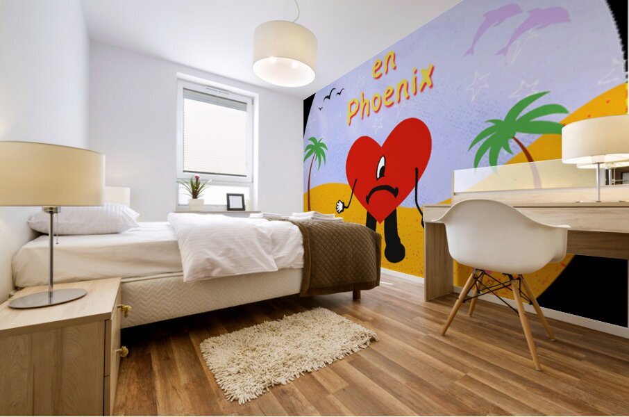 Bad Bunny 41 Mural print