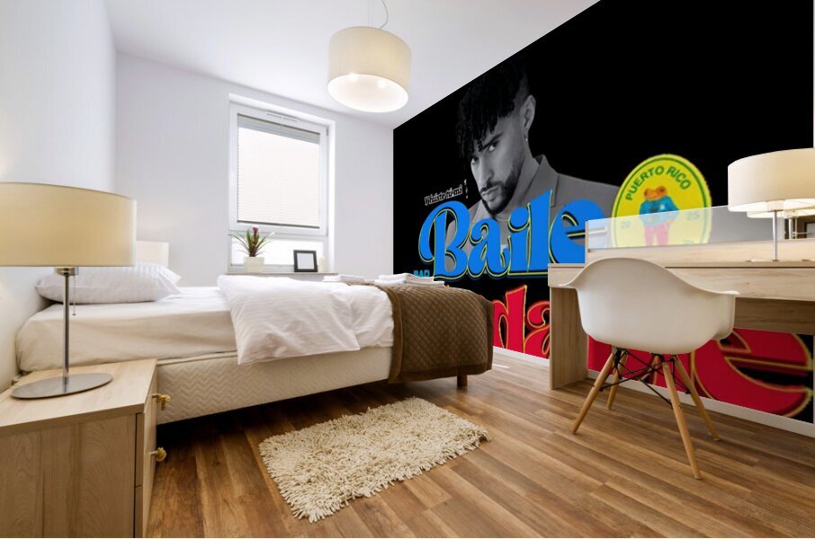 Bad Bunny 48 Mural print