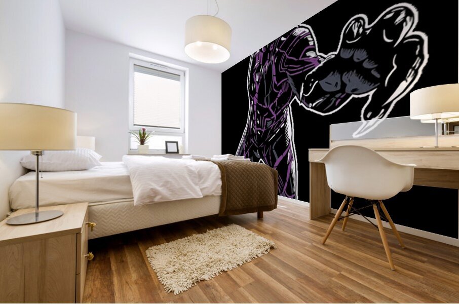 Black Panther 32 Mural print