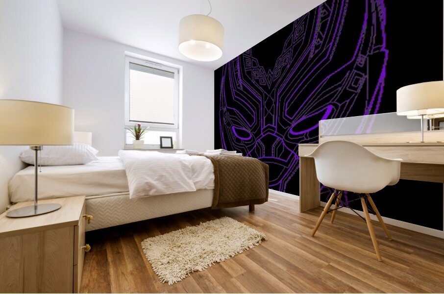 Black Panther 55 Mural print