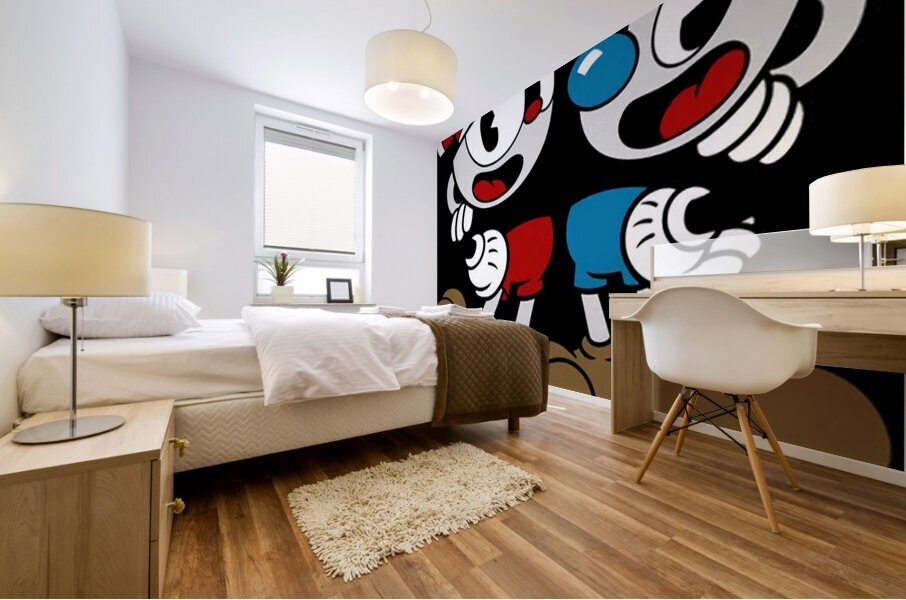 Cuphead 24 Mural print
