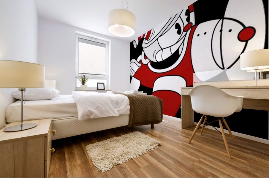 Cuphead 30 Mural print