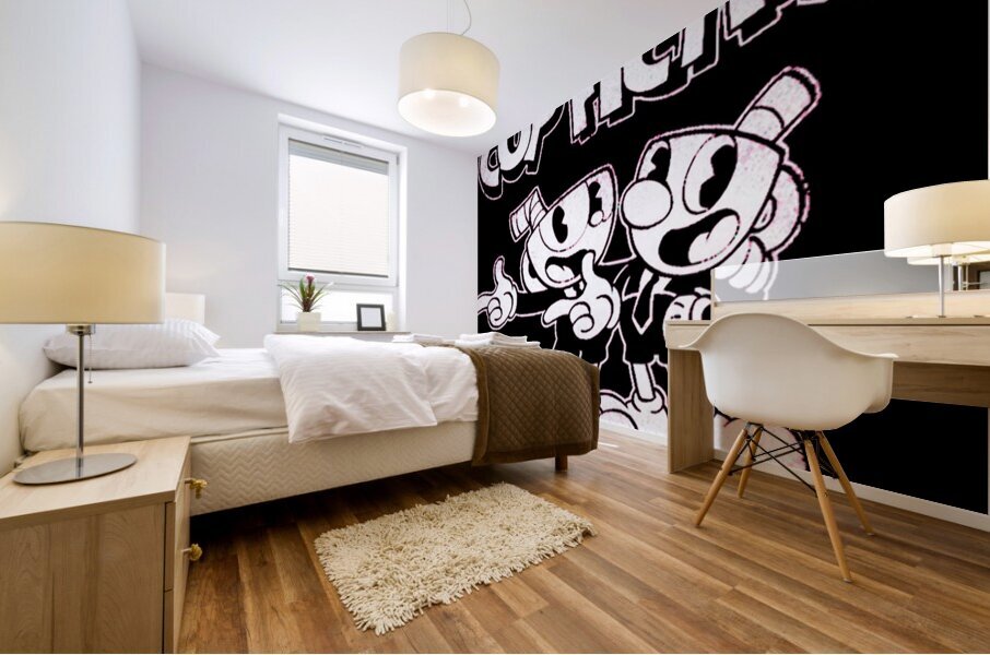 Cuphead 8 Mural print