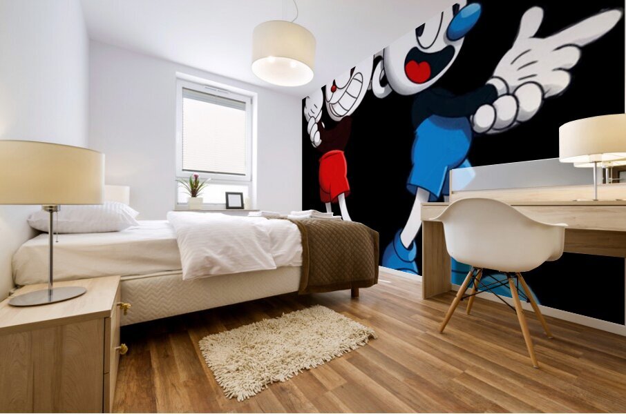 Cuphead 16 Mural print