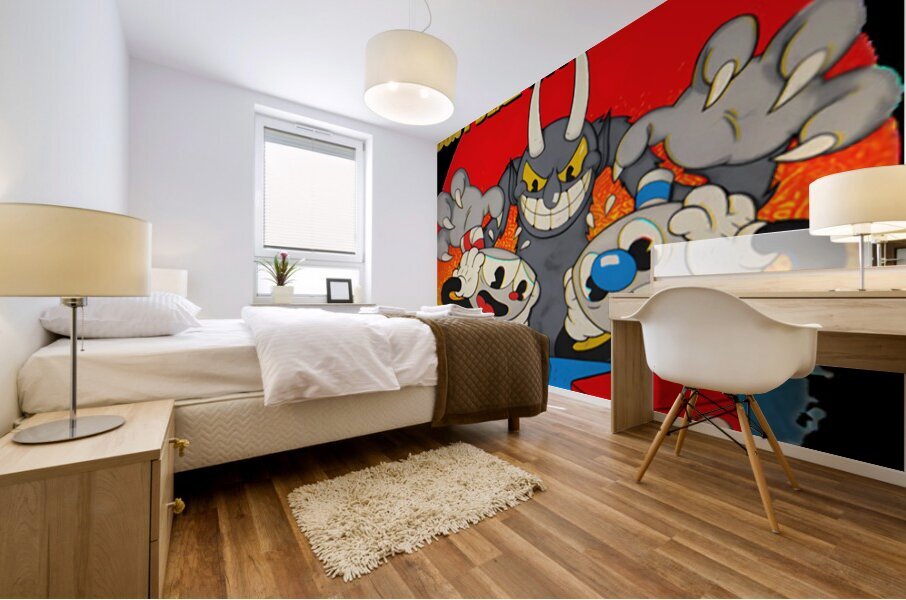 Cuphead 21 Mural print