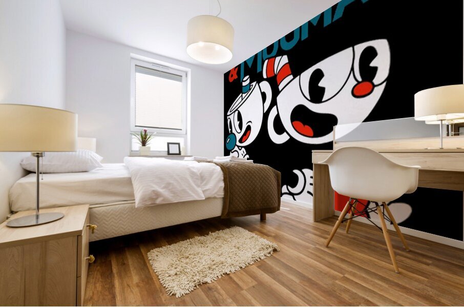 Cuphead 25 Mural print