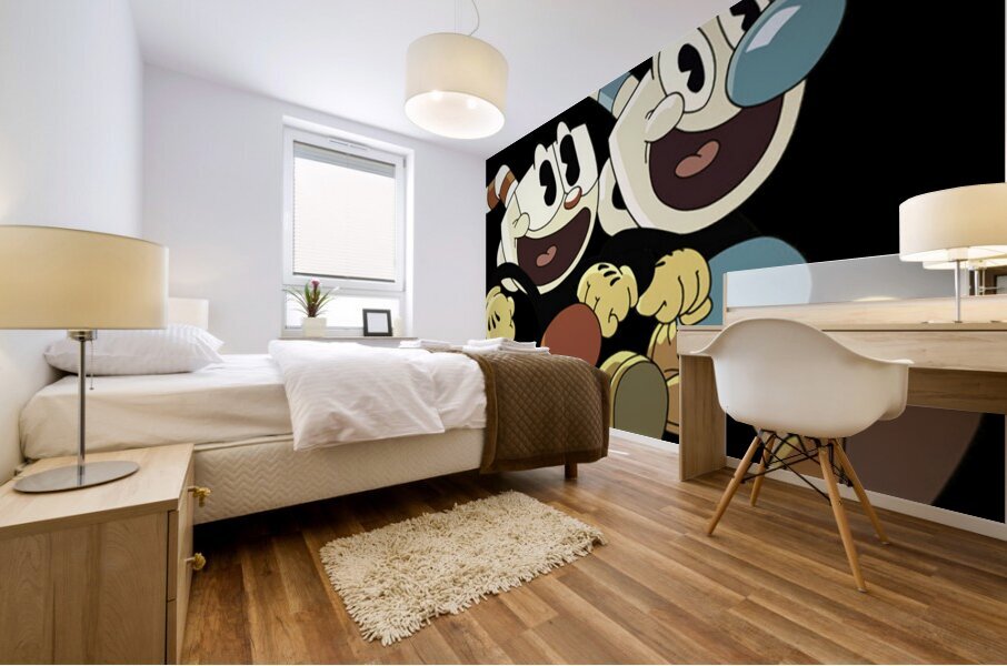 Cuphead 30 Mural print
