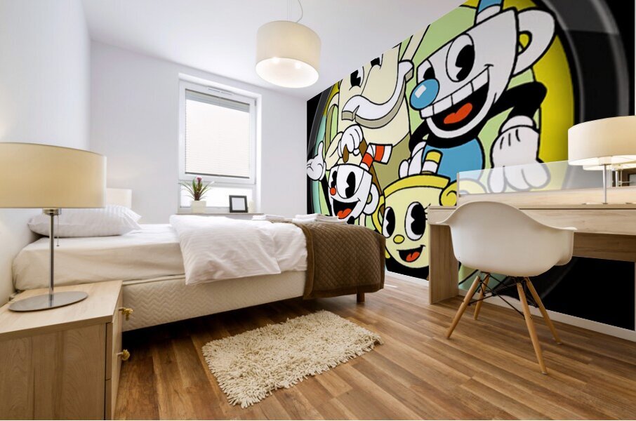 Cuphead 34 Mural print