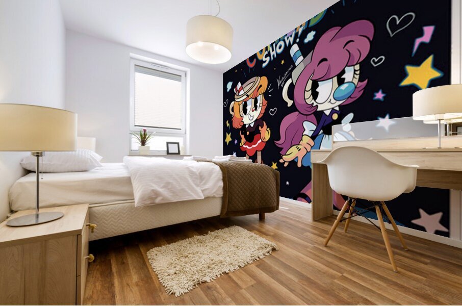 Cuphead 39 Mural print