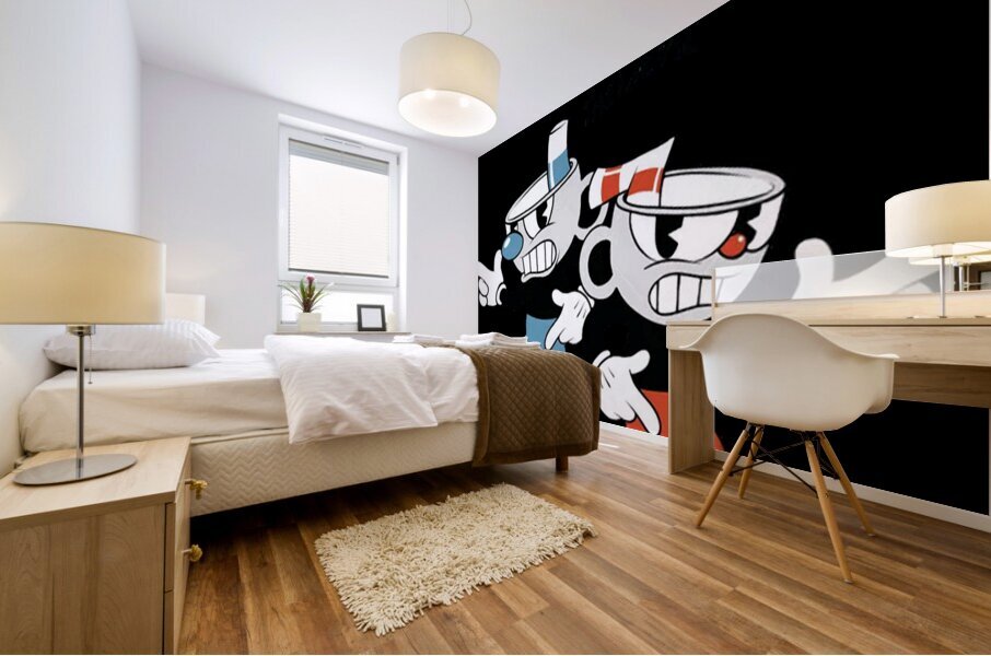 Cuphead 48 Mural print