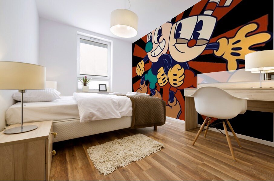 Cuphead 52 Mural print