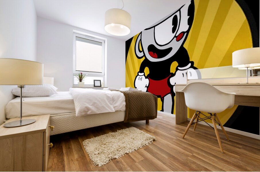 Cuphead 54 Mural print