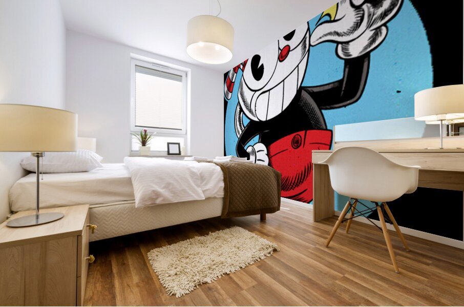 Cuphead 58 Mural print