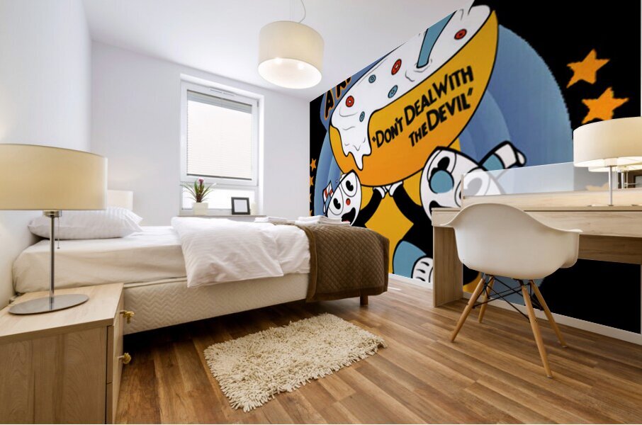 Cuphead 3 Mural print