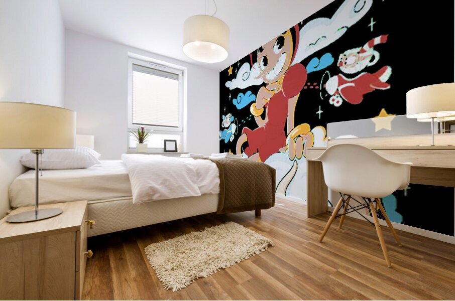Cuphead 4 Mural print