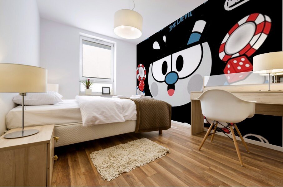 Cuphead 6 Mural print