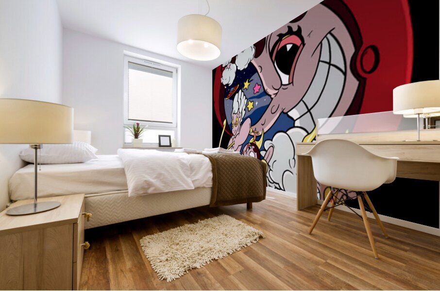 Cuphead 8 Mural print