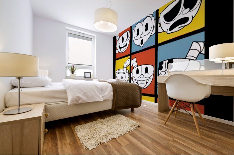 Cuphead 21 Mural print