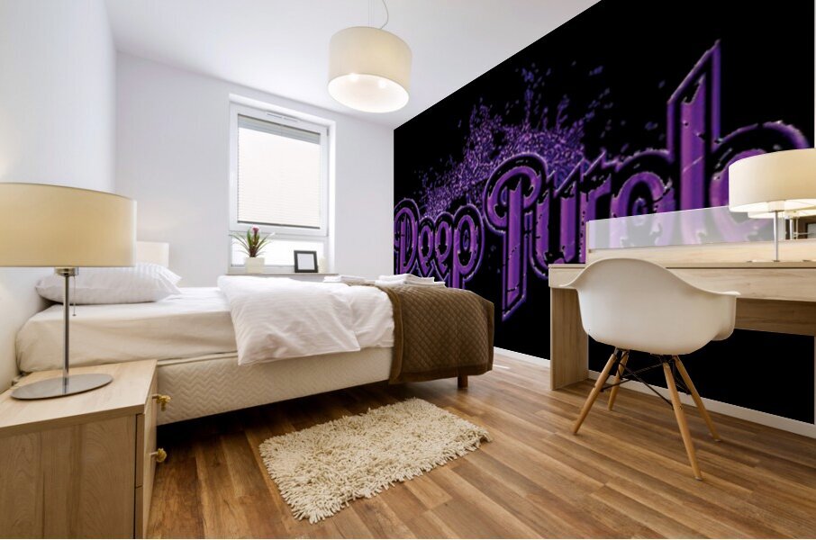 Deep Purple 1 Mural print