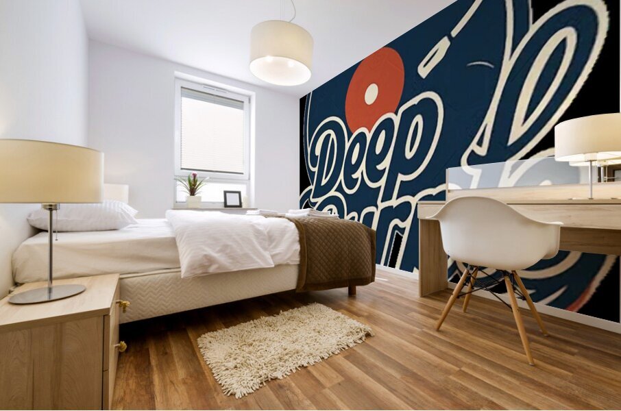 Deep Purple 4 Mural print