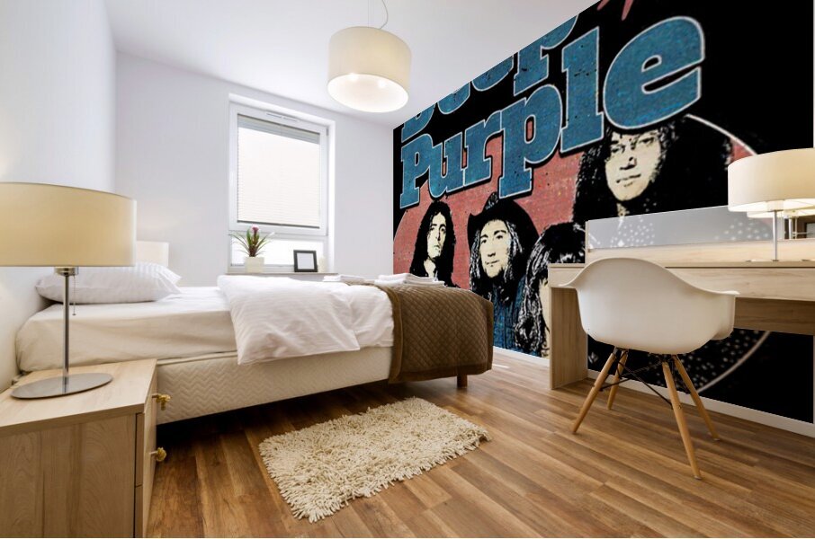 Deep Purple 6 Mural print