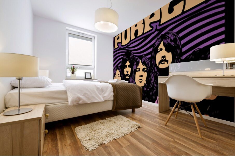 Deep Purple 7 Mural print