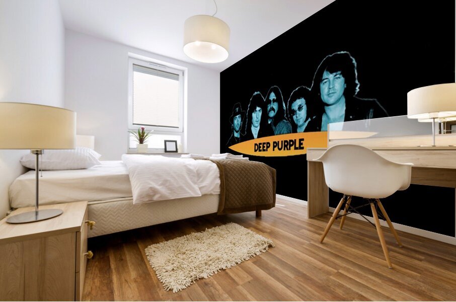 Deep Purple 9 Mural print