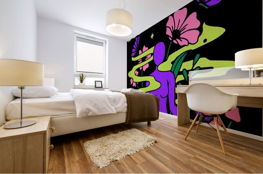 Deep Purple 15 Mural print