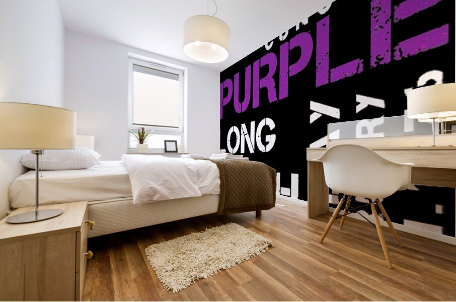 Deep Purple 17 Mural print