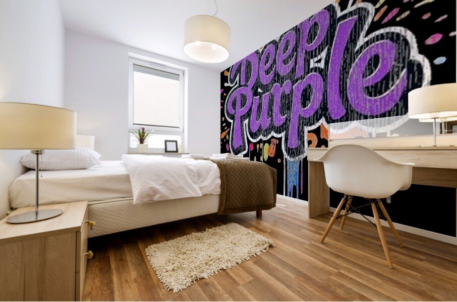 Deep Purple 18 Mural print
