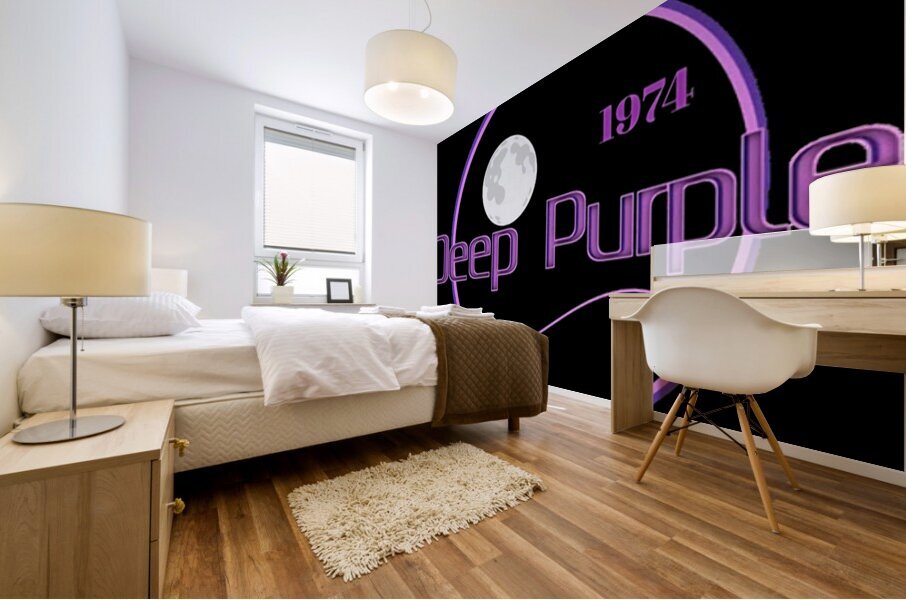 Deep Purple 22 Mural print