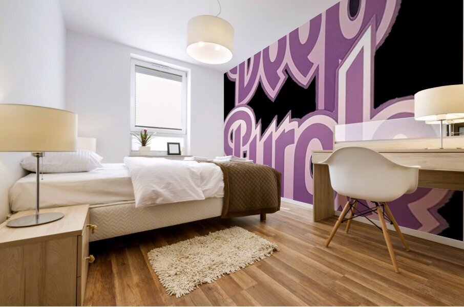 Deep Purple 36 Mural print