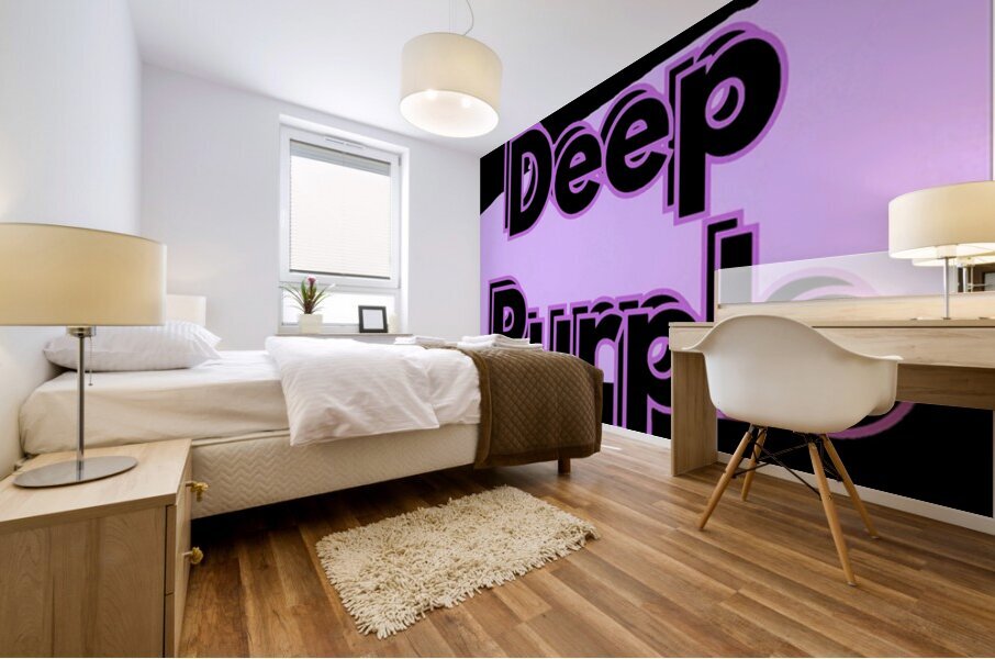 Deep Purple 39 Mural print