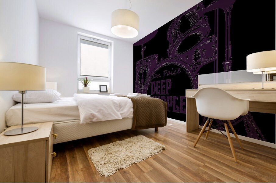 Deep Purple 4 Mural print