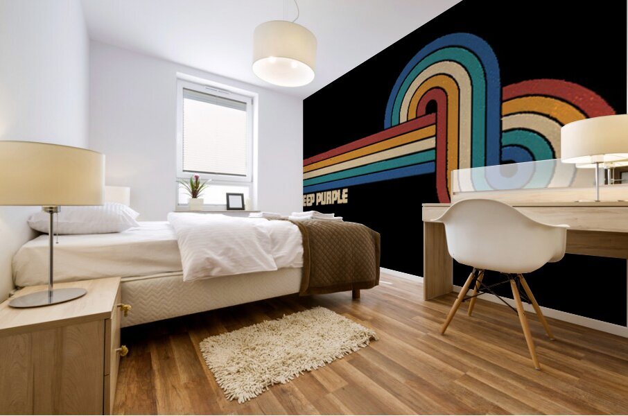 Deep Purple 5 Mural print