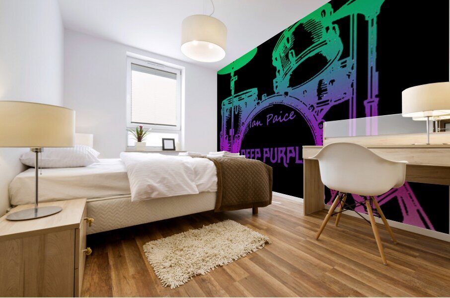 Deep Purple 8 Mural print
