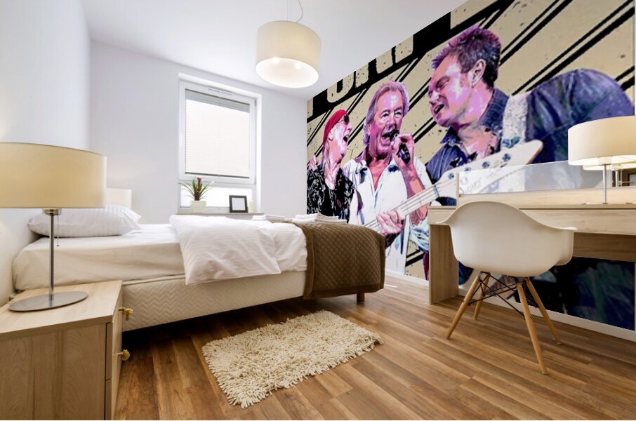 Deep Purple 12 Mural print