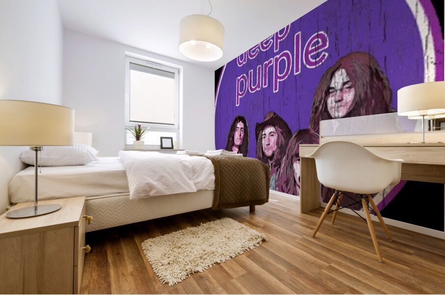Deep Purple 13 Mural print