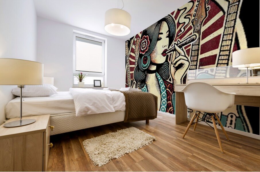 Deep Purple 15 Mural print