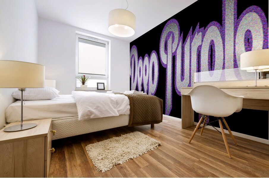 Deep Purple 22 Mural print