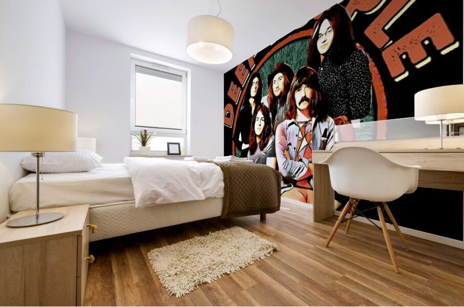 Deep Purple 28 Mural print