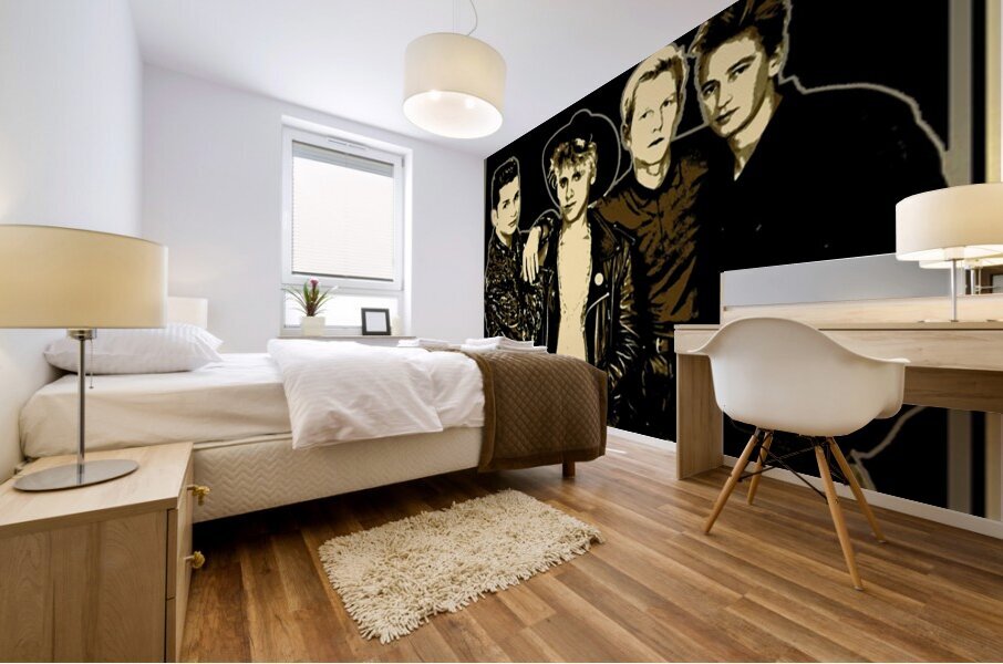 Depeche Mode 9 Mural print