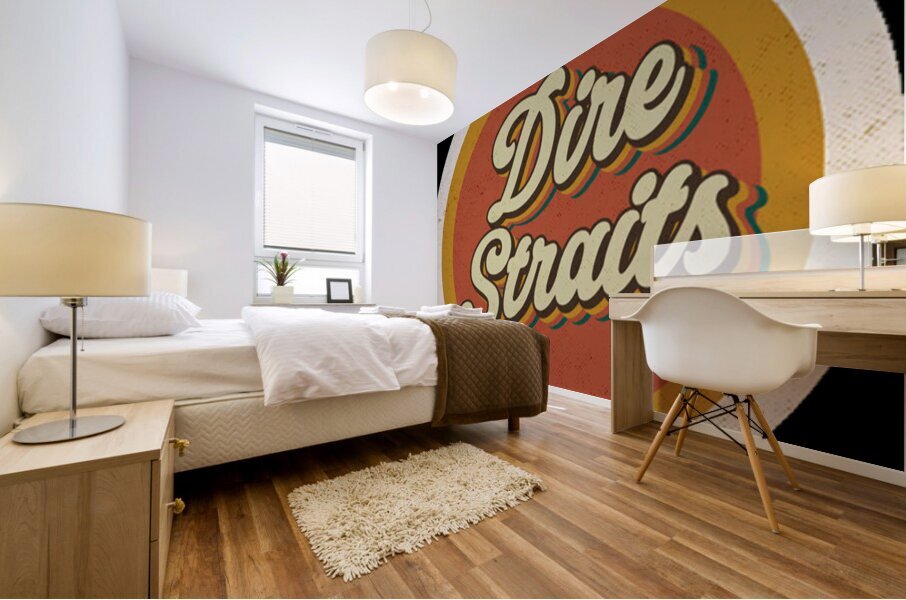 Dire Straits 44 Mural print