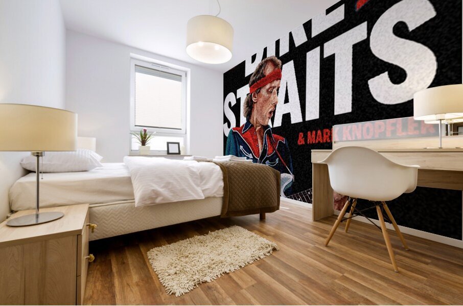 Dire Straits 2 Mural print