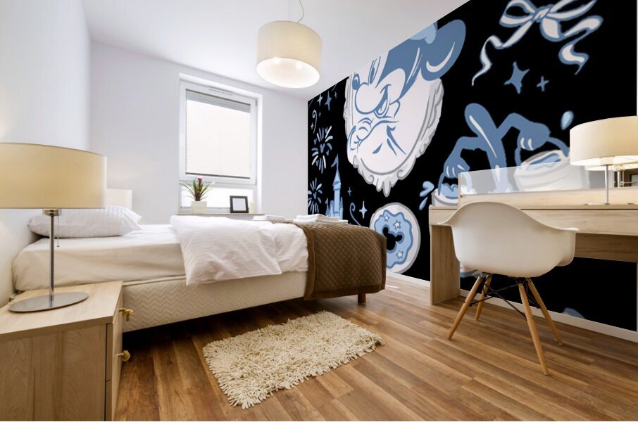 Donald Duck 3 Mural print